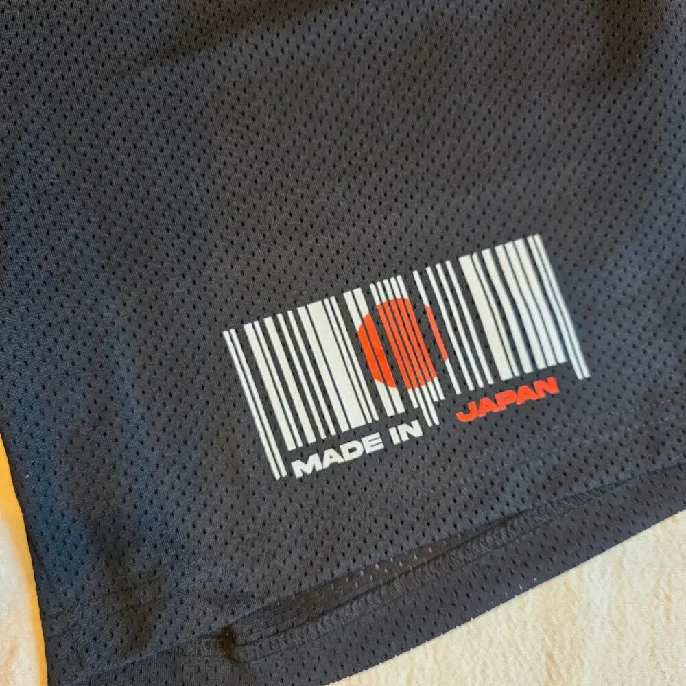 Made in Japan Barcode Mesh Gym Shorts Los Angeles Apparel Small